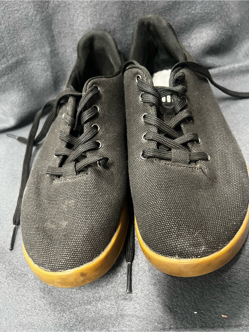 NOBULL trainer Black Canvas Sneakers with Gum Sole